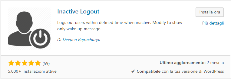 Inactive Logout
