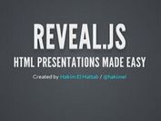 <b>Beautiful HTML Presentation Library - reveal.js</b>