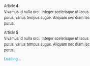 Easy jQuery AJAX Infinite Scroll Plugin - Yofinity