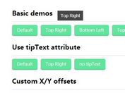 Lightweight Customizable jQuery Tooltip Plugin