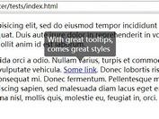 Minimalist jQuery Custom Tooltip Plugin - Tips