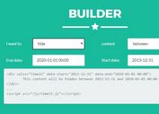 Schedule Content Visibility by Date & Time - TimeIT.js