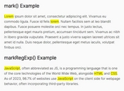 <b>Performant Text Highlighting Plugin - advanced-mark.js</b>