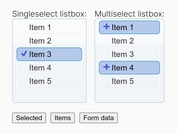 Single & Multi-Select Listbox Plugin - jQuery Consistent Listbox