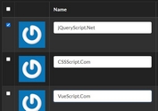 Select Single Or Multiple Rows In HTML table - jQuery SelectRows.Js