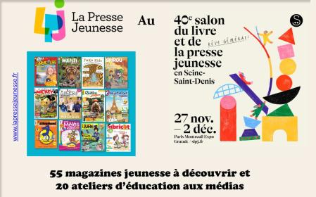 Les éditeurs de presse jeunesse du SEPM au 40e salon du livre et de la presse jeunesse de Montreuil
