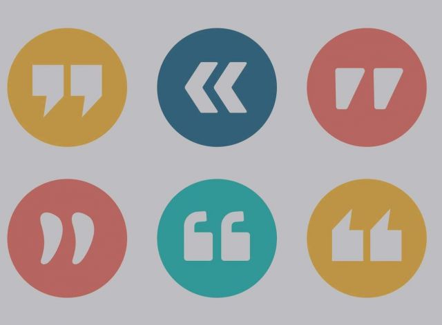 Quotation marks