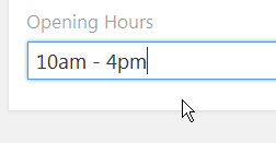 Edit custom field content Edit custom field content