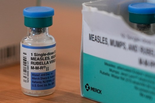REG-L-MEASLES_613439 The measles, mumps rubella vaccine is among the shots considered crucial to a keeping children in a community healthy. (AP File)