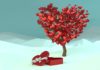O dia de São Valentim, o dia dos enamorados Feliz Dia de São Valentim ou Dia dos Namorados