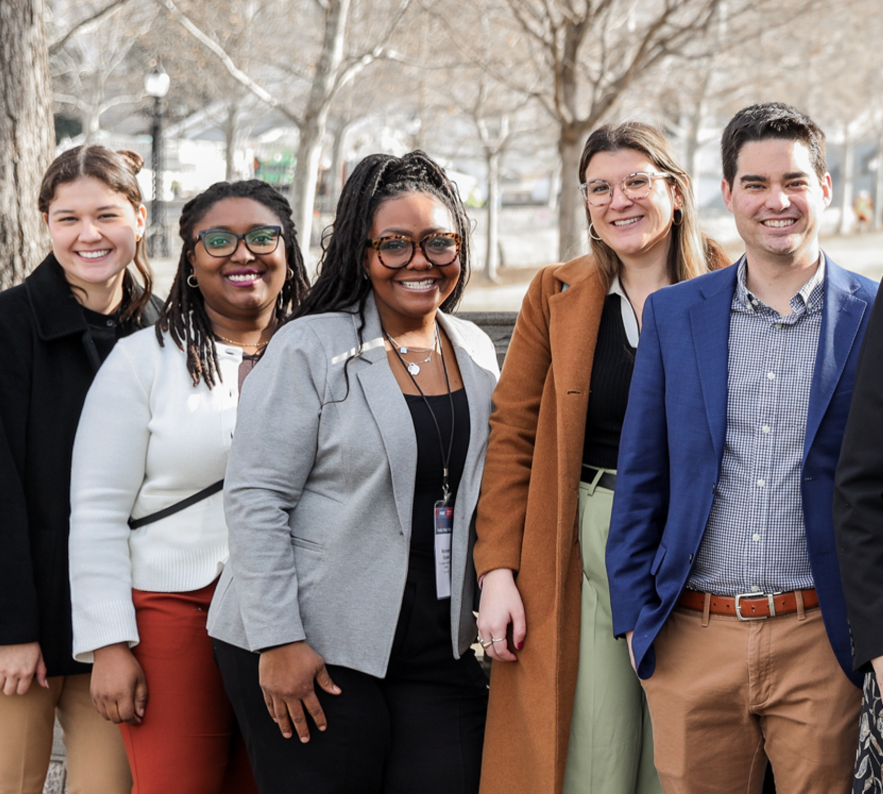 A group of NAEYC members posing for a photo