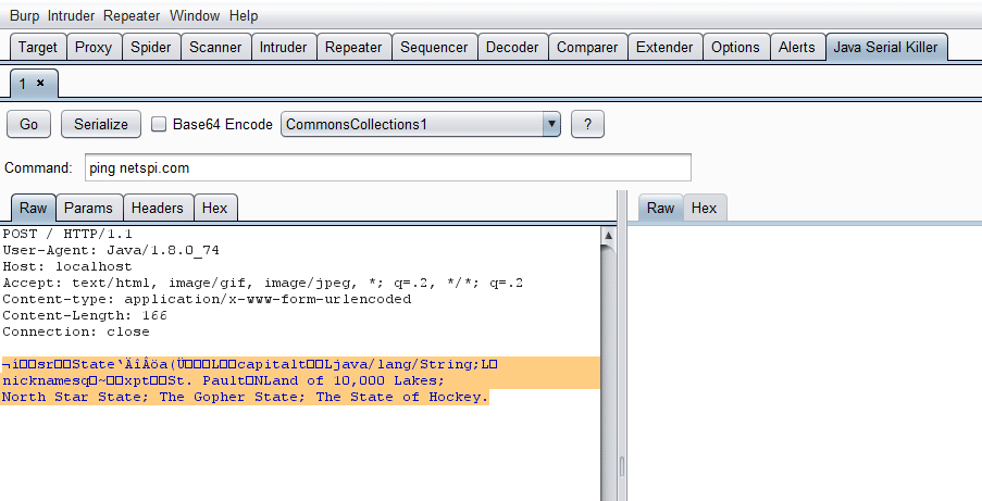 Java Deserialization Attacks With Burp