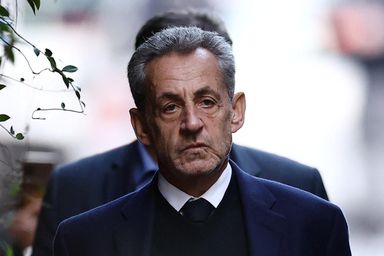 Nicolas Sarkozy le 21 octobre 2025.