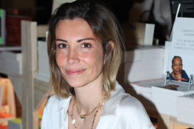 Alexandra Rosenfeld au au Festival du Livre de Paris, au Grand Palais éphémère, le 23 avril 2022.