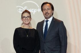 Aurore Bergé et Grégory Besson-Moreau - Photocall de la première de la série All's Fair Disney+ à la Maison de la Chimie à Paris, France, le 21 octobre 2025.