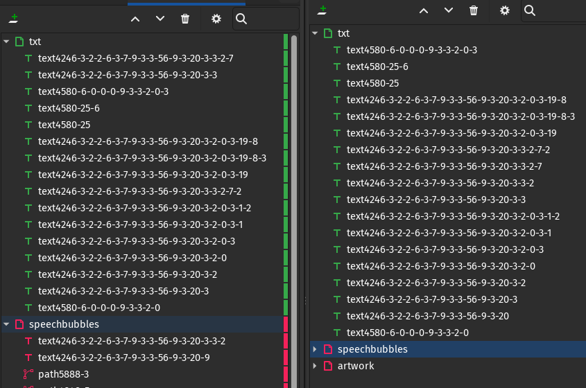 Transcript SVG order fixing