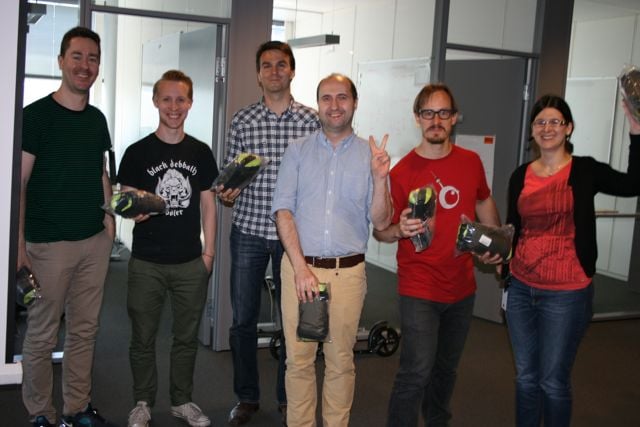 Some of the happy winners: mayhack4