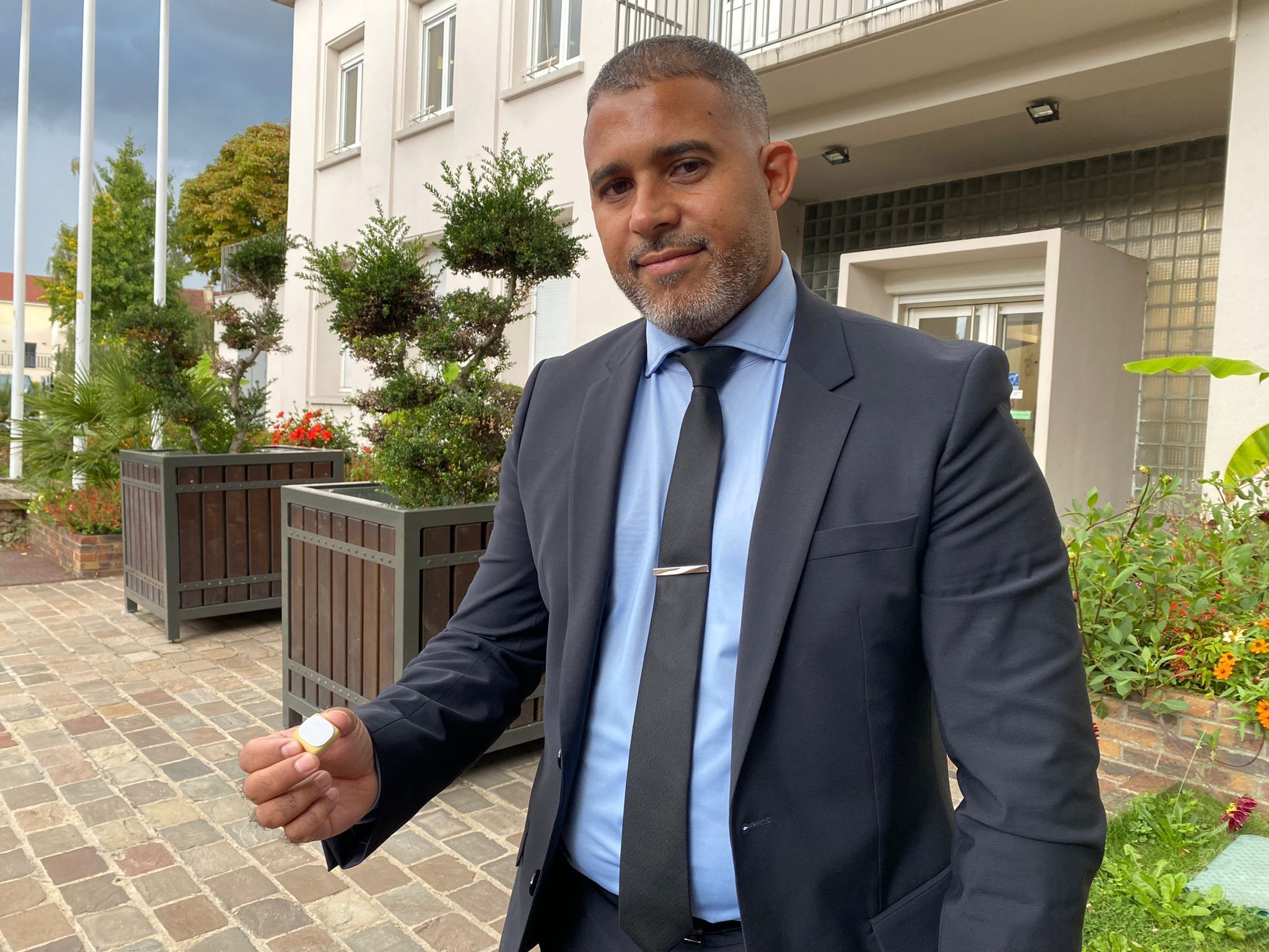 Faouzy Guellil, élu d’opposition à la mairie de Dugny en Seine-Saint-Denis.