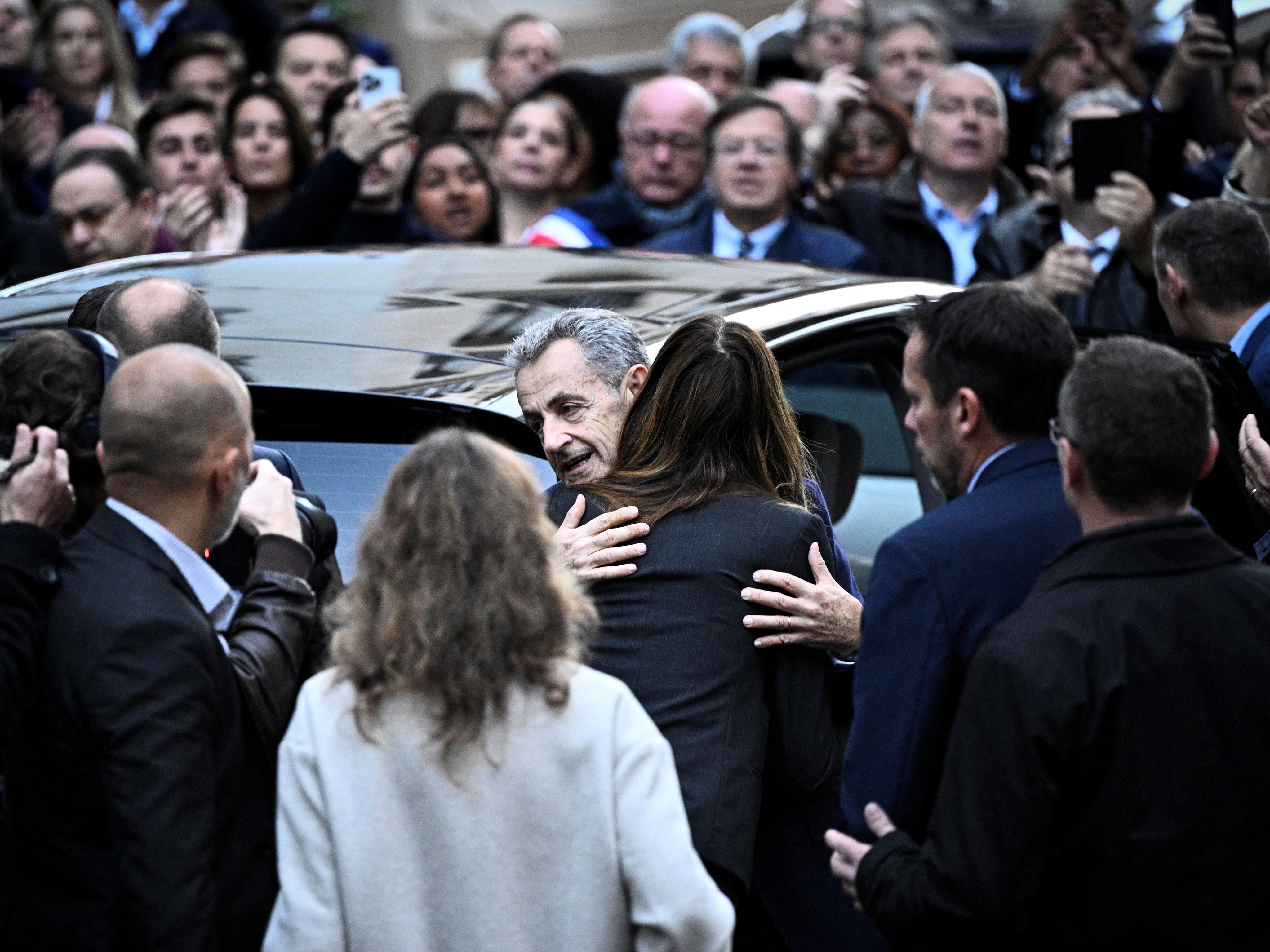 Nicolas Sarkozy et Carla Bruni-Sarkozy, Paris, le 21 octobre 2025.