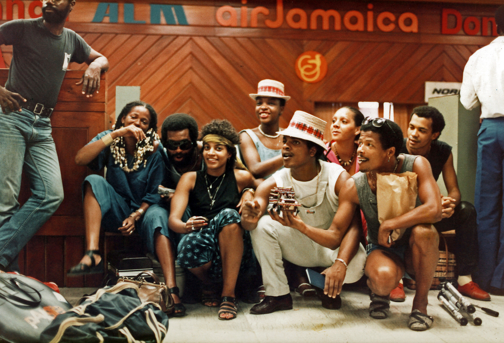 Kassav' à l'aéroport d'Haïti en 1985