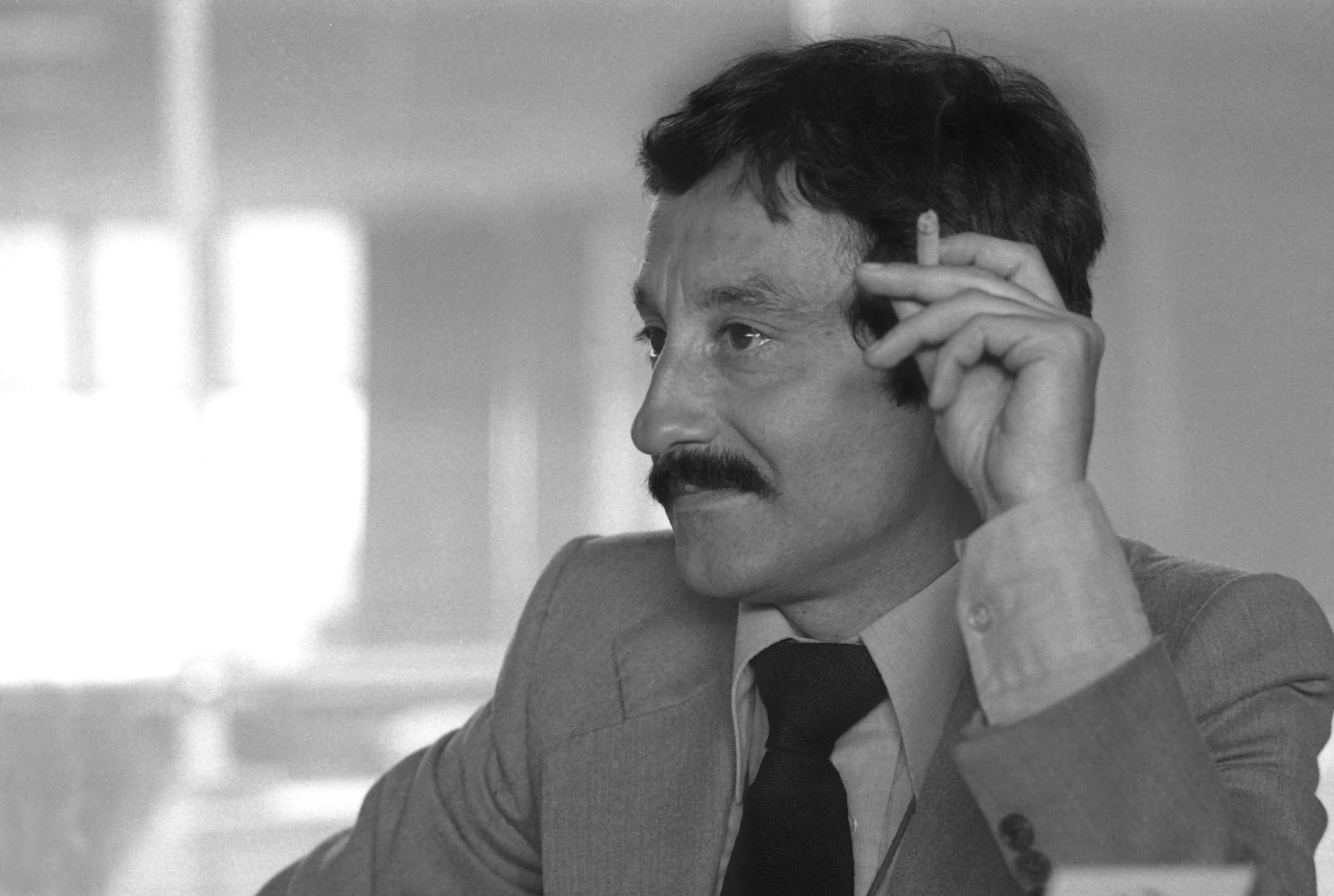 Le critique littéraire et écrivain français Matthieu Galey (1934-1986), à Nice le 15 mai 1978.