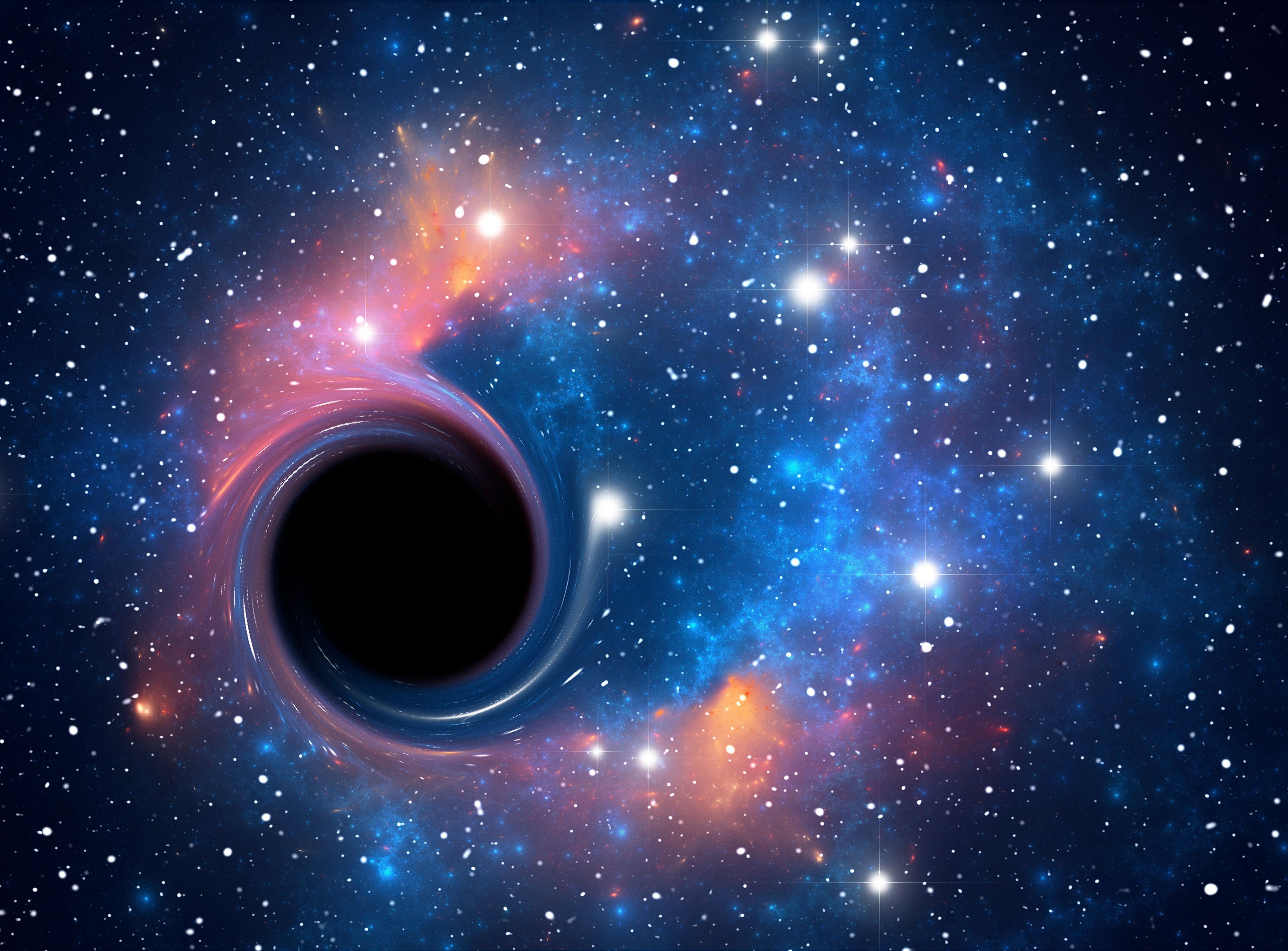 Illustration d'un trou noir