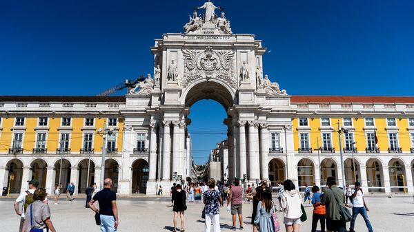 La place du commerce à Lisbonne, le 19 septembre 2023.