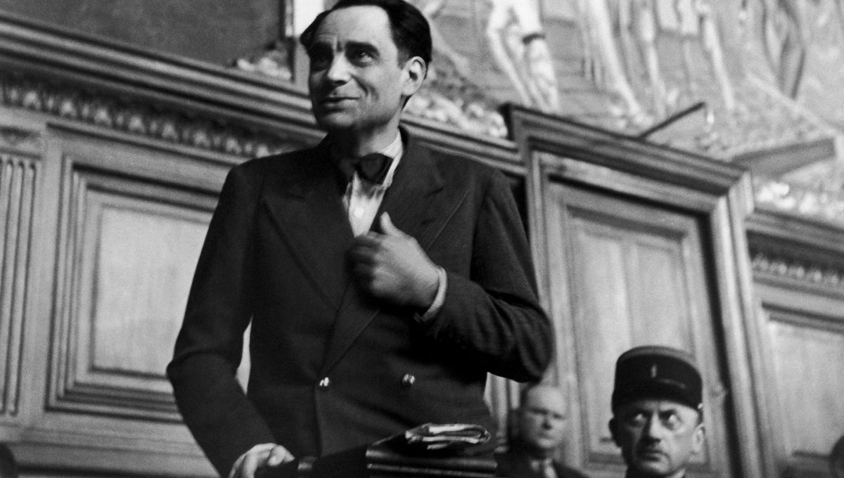 Marcel Petiot lors de son procès en mars 1946 ©Getty - Keystone-France/Gamma-Keystone
