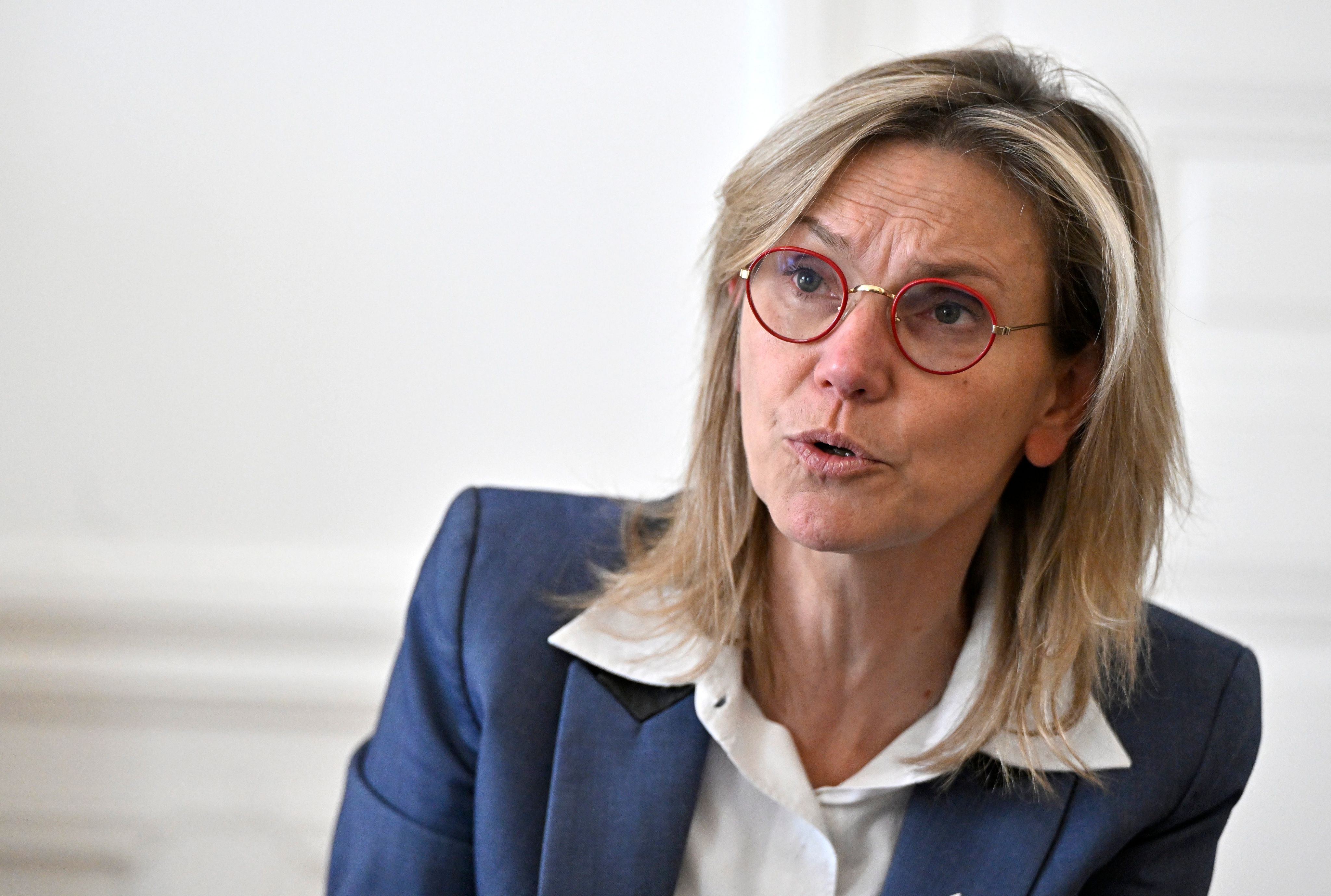 Agnès Pannier-Runacher, la ministre de la Transition écologique, en avril 2025.