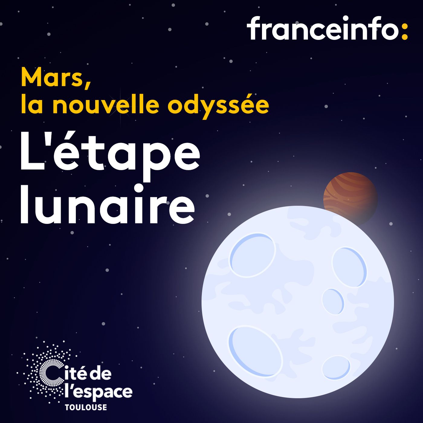 La lune, une étape vers Mars, la nouvelle odyssée