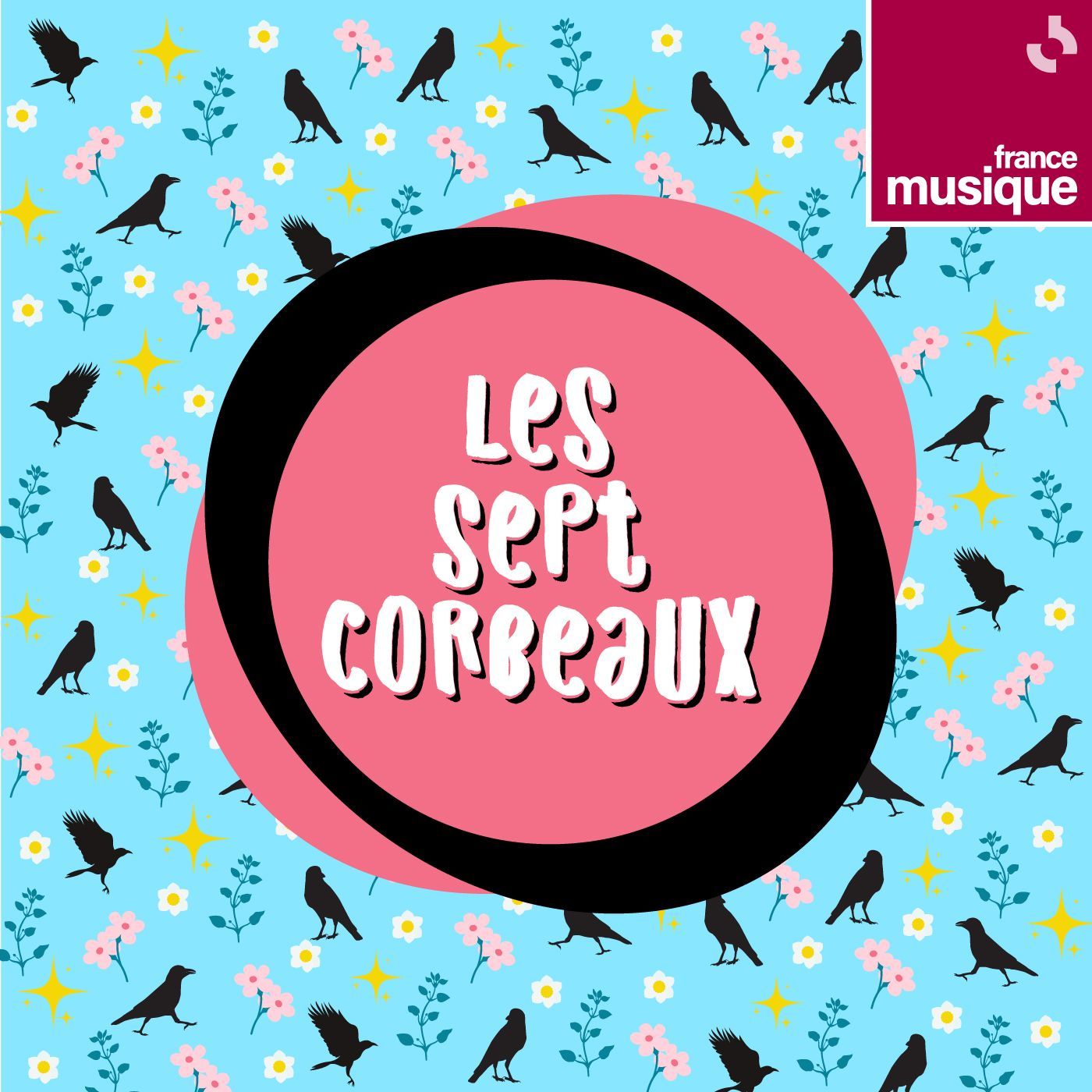 Les sept corbeaux - carré 1400
