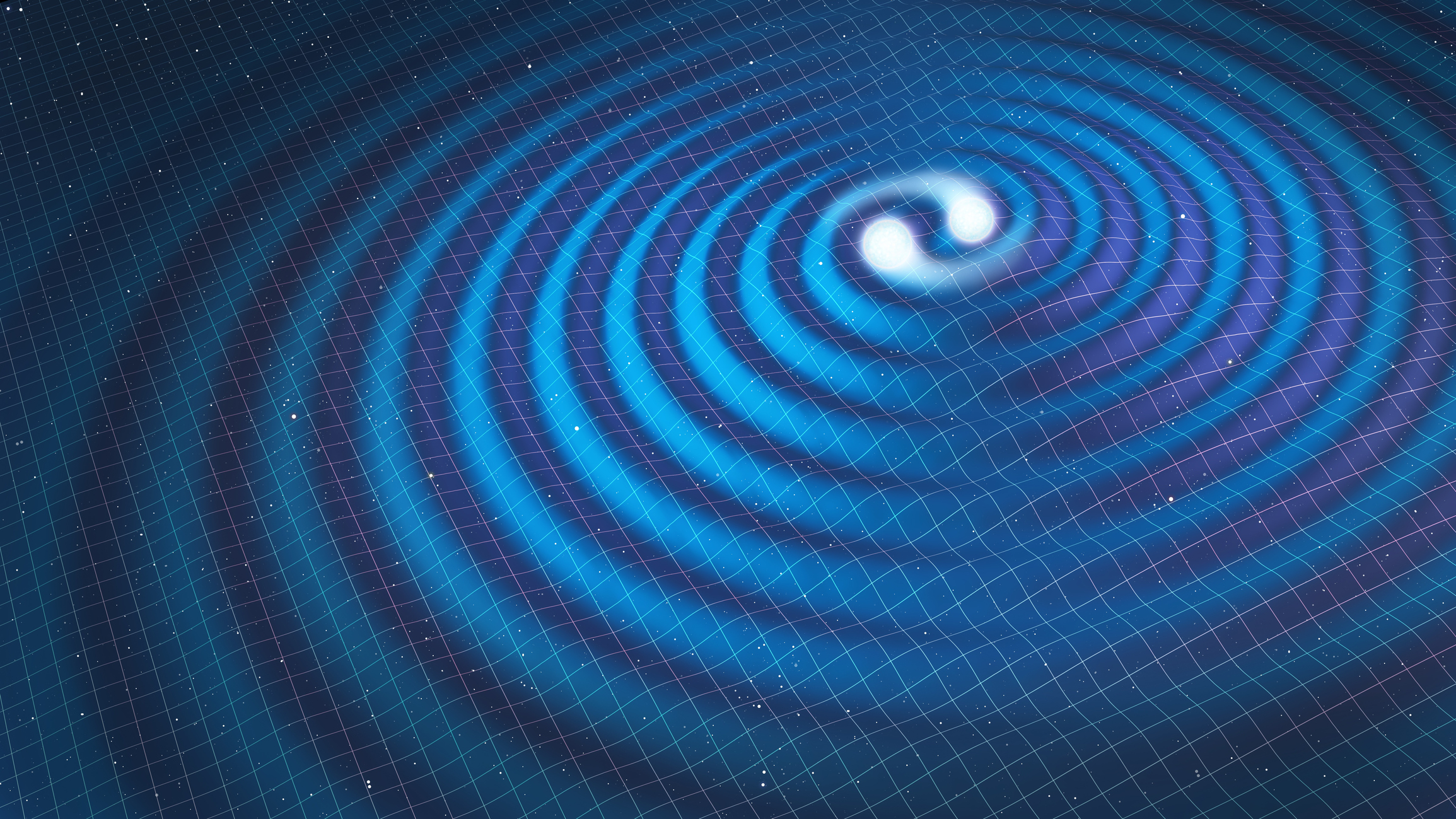 Conceptual image of gravtitational waves