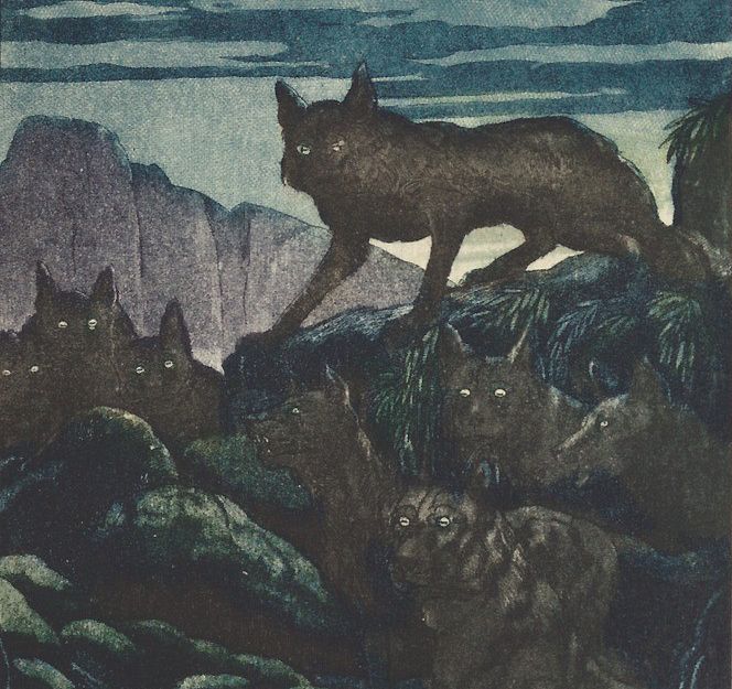 Illustration de M. de Becque extraite d'une édition de 1930 parue aux éditions Kra.