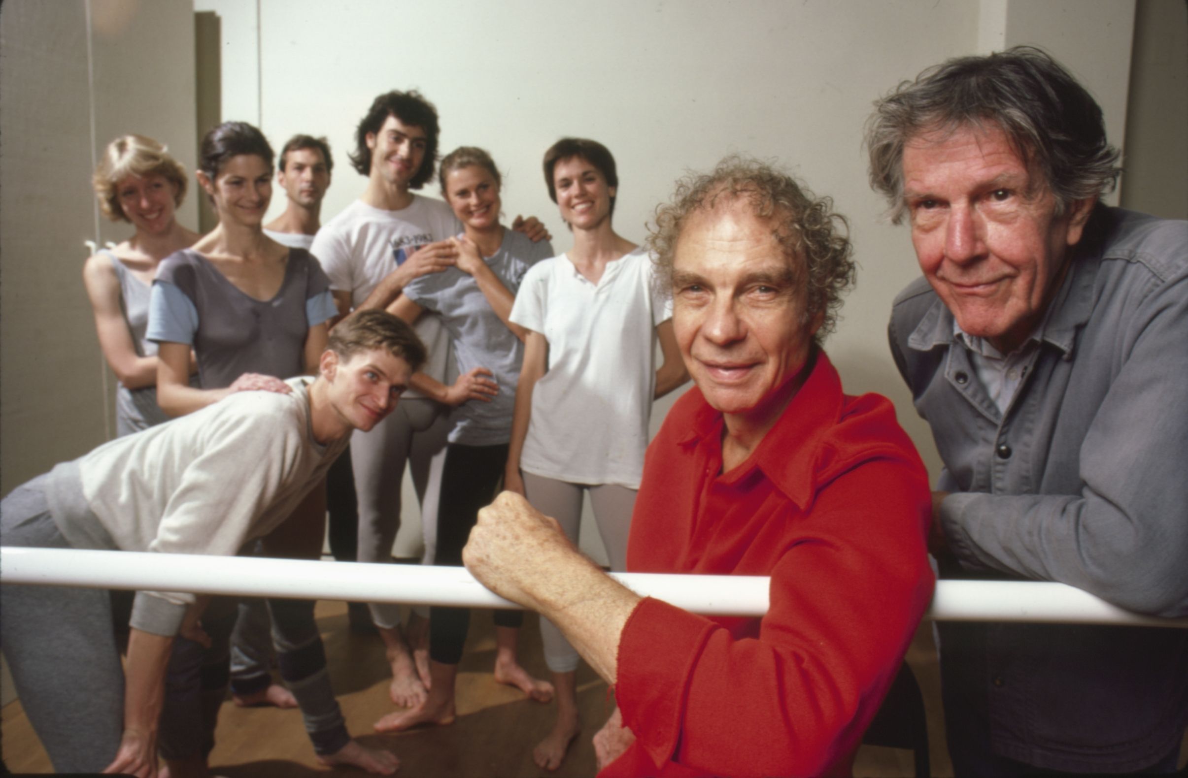 Merce Cunningham, John Cage and company, 1986.