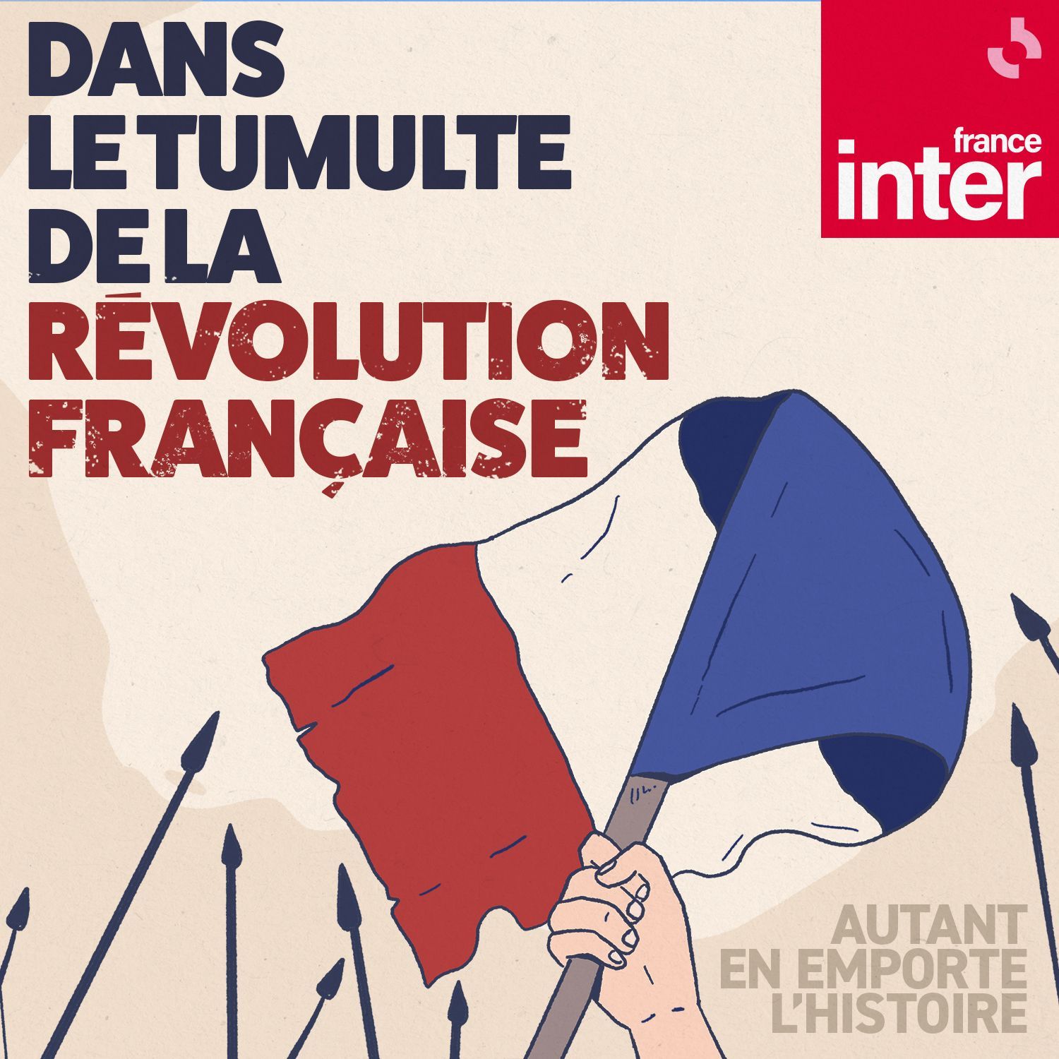 Dans le tumulte de la révolution française - carré