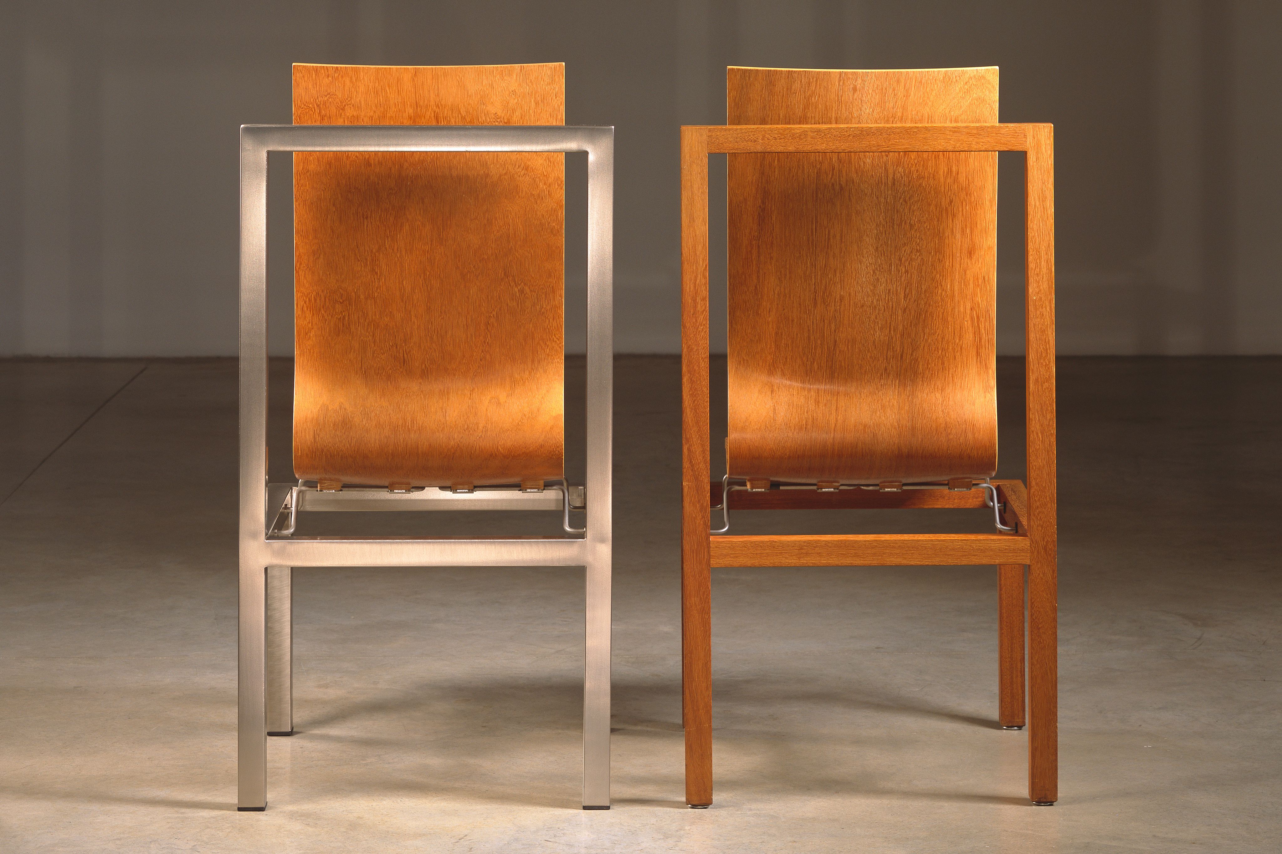 2014 Nouvelle et ancienne chaises BnF, co-édition Martin Stoll. "Le dossier de la chaise a été conçu pour accueillir toutes les morphologies" G. Lauriot-Prévost