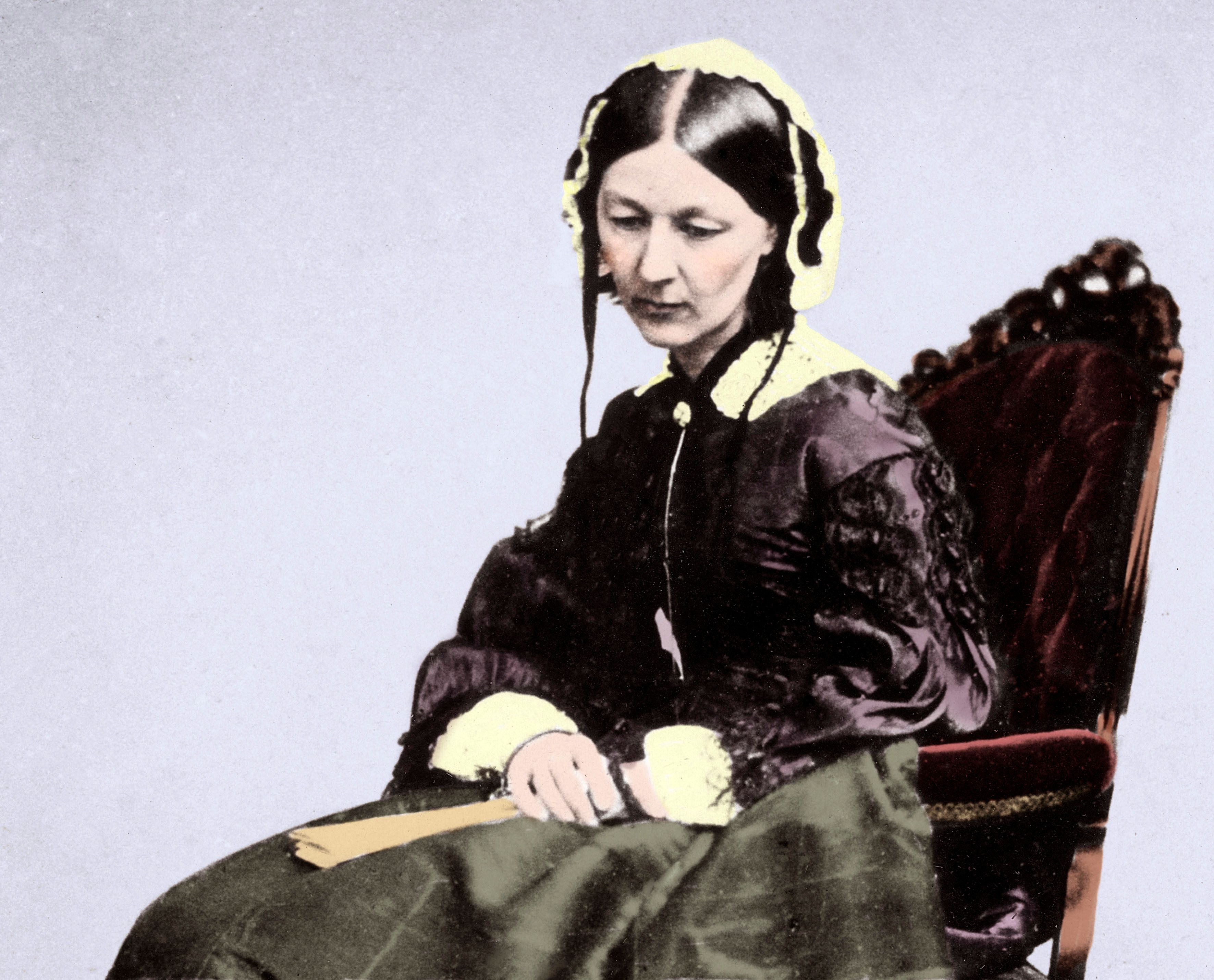 Florence Nightingale (1820-1910) en 1854