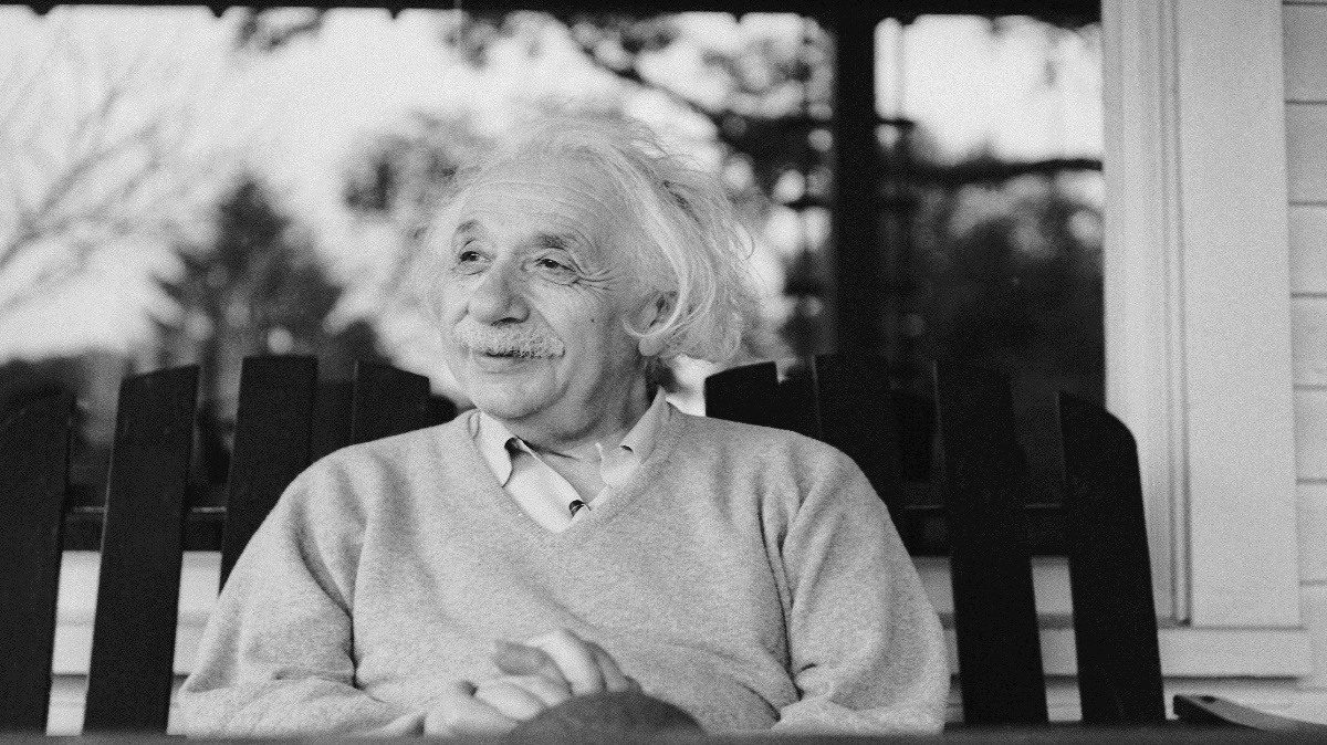 Albert Einstein à Princeton dans le New Jersey en 1951