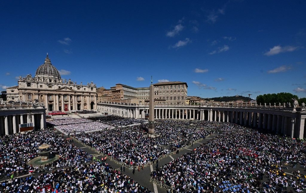 Les funérailles du pape François ont rassemblé près de 400 000 personnes, d'après le ministère de l'Intérieur italien.