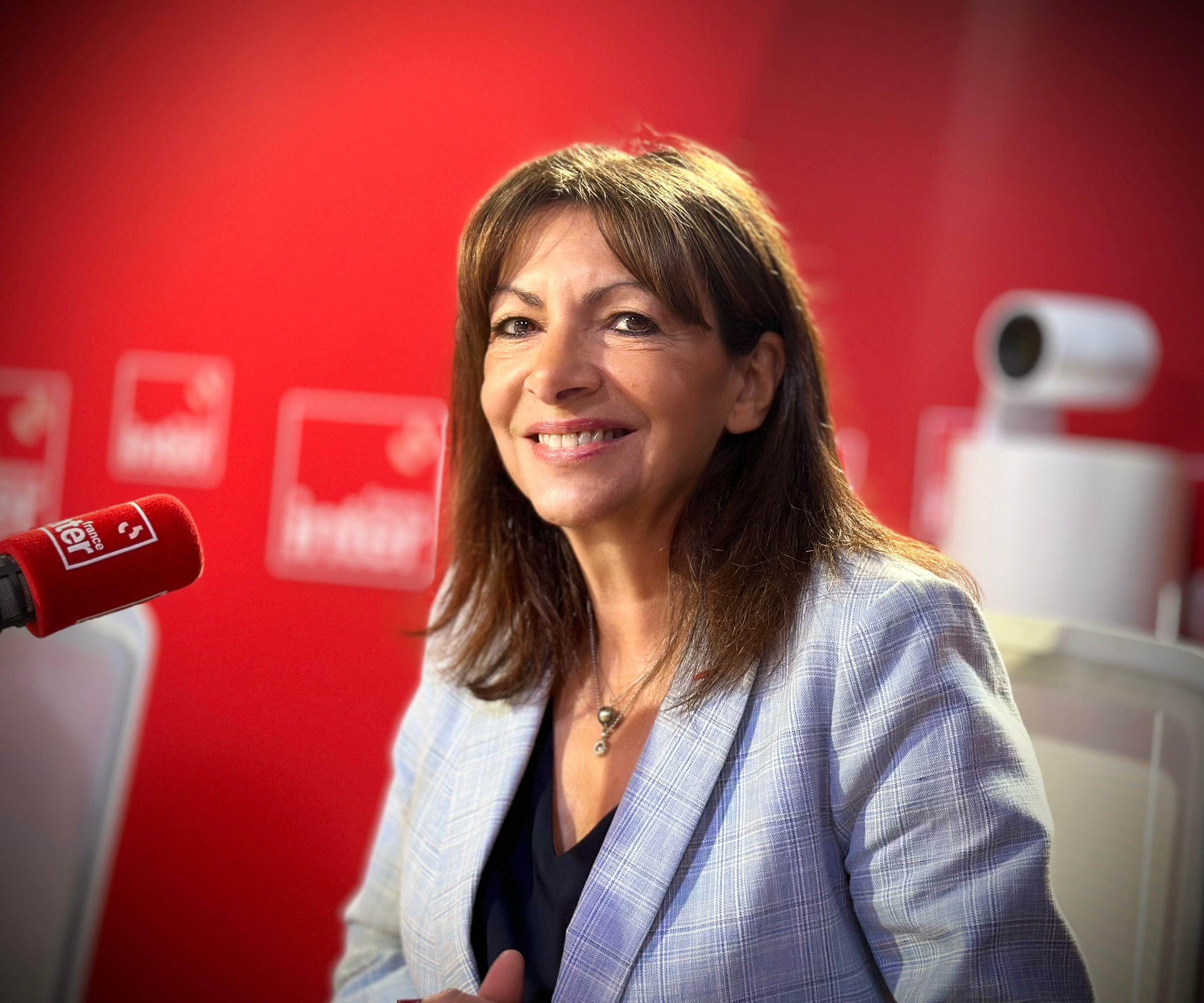 Anne Hidalgo, invitée de la Matinale de France Inter le mercredi 10 juillet 2024