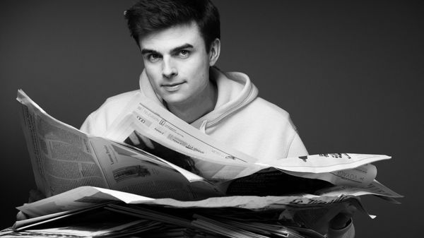 Hugo Travers, le créateur de la chaîne YouTube "Hugo Décrypte"