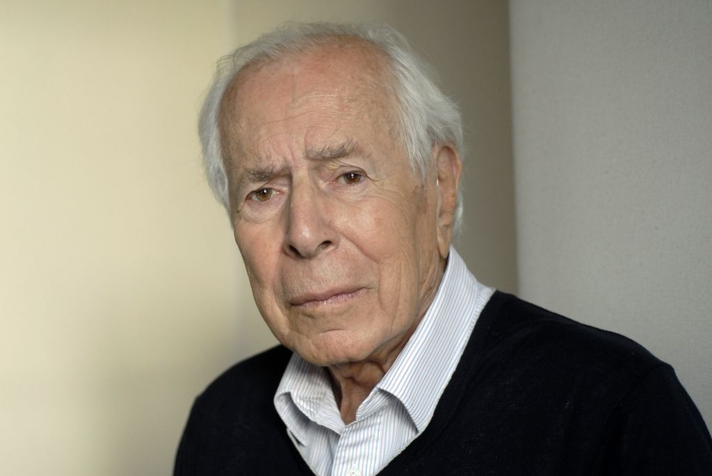 Le journaliste et écrivain Jean Daniel à Paris en 2012