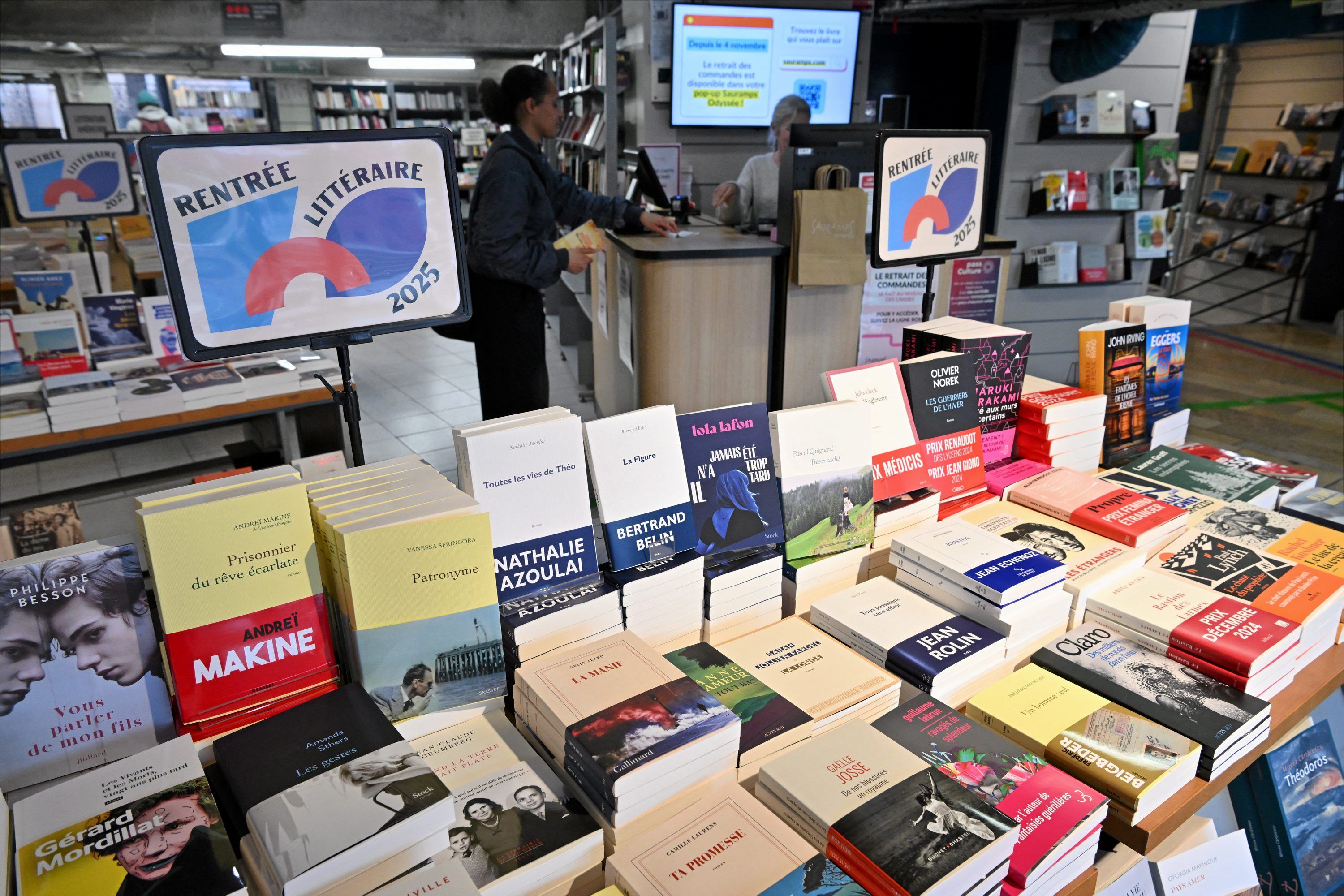 La rentrée littéraire à la Librairie Sauramps à Montpellier