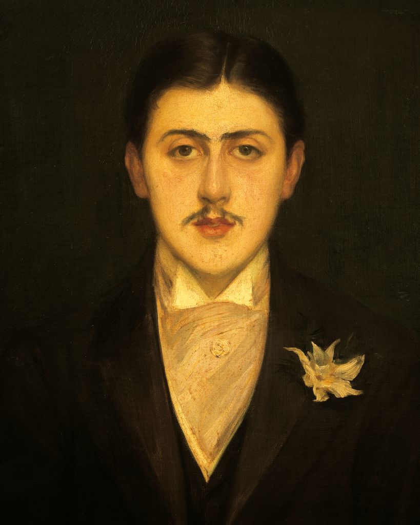Portrait de Marcel Proust (Paris, 1871-1922). Peinture de Jacques Emile Blanche (1861-1942).