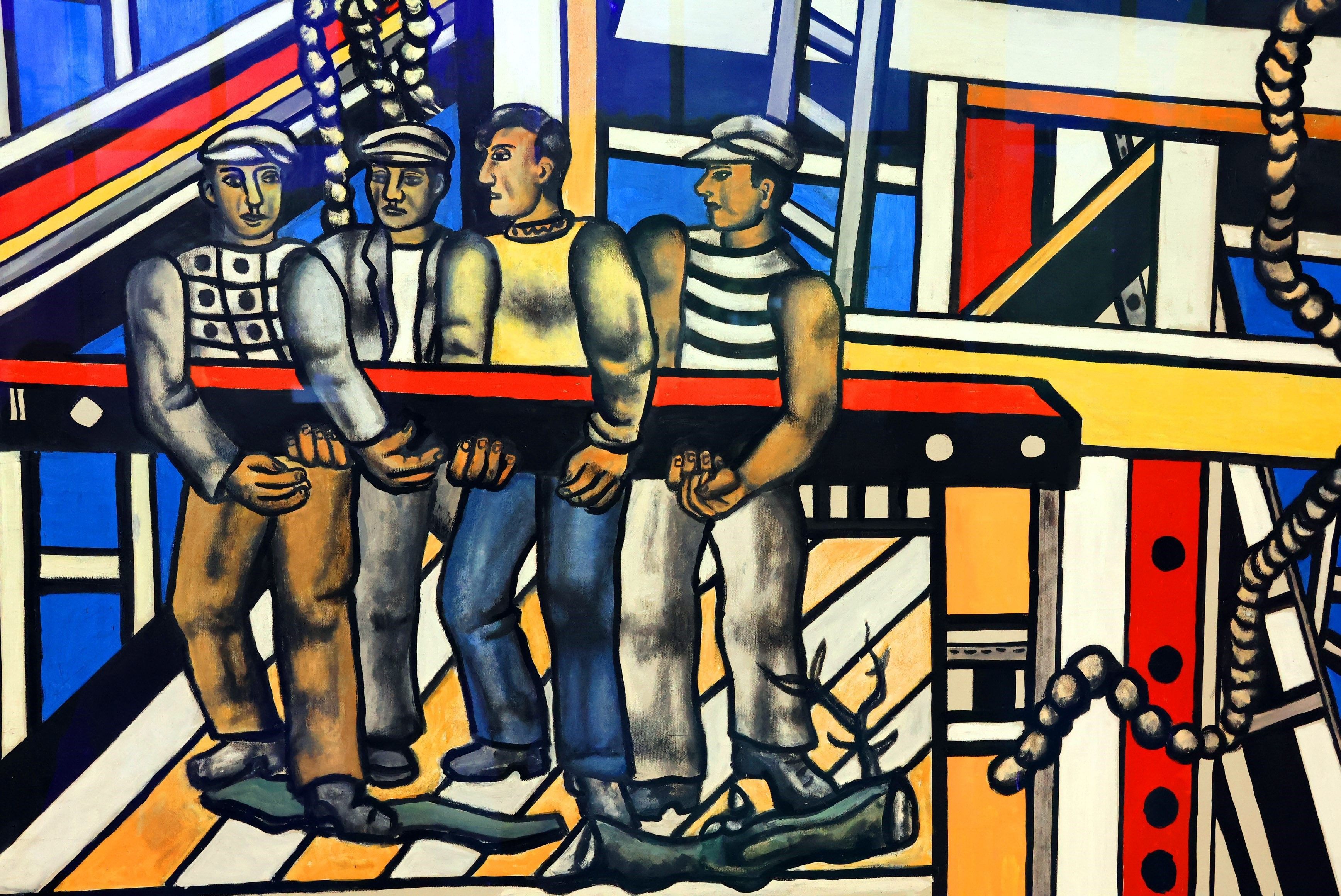 Fernand Léger : Les Constructeurs, Musée Fernand Léger à Biot, France, 22/04/2024