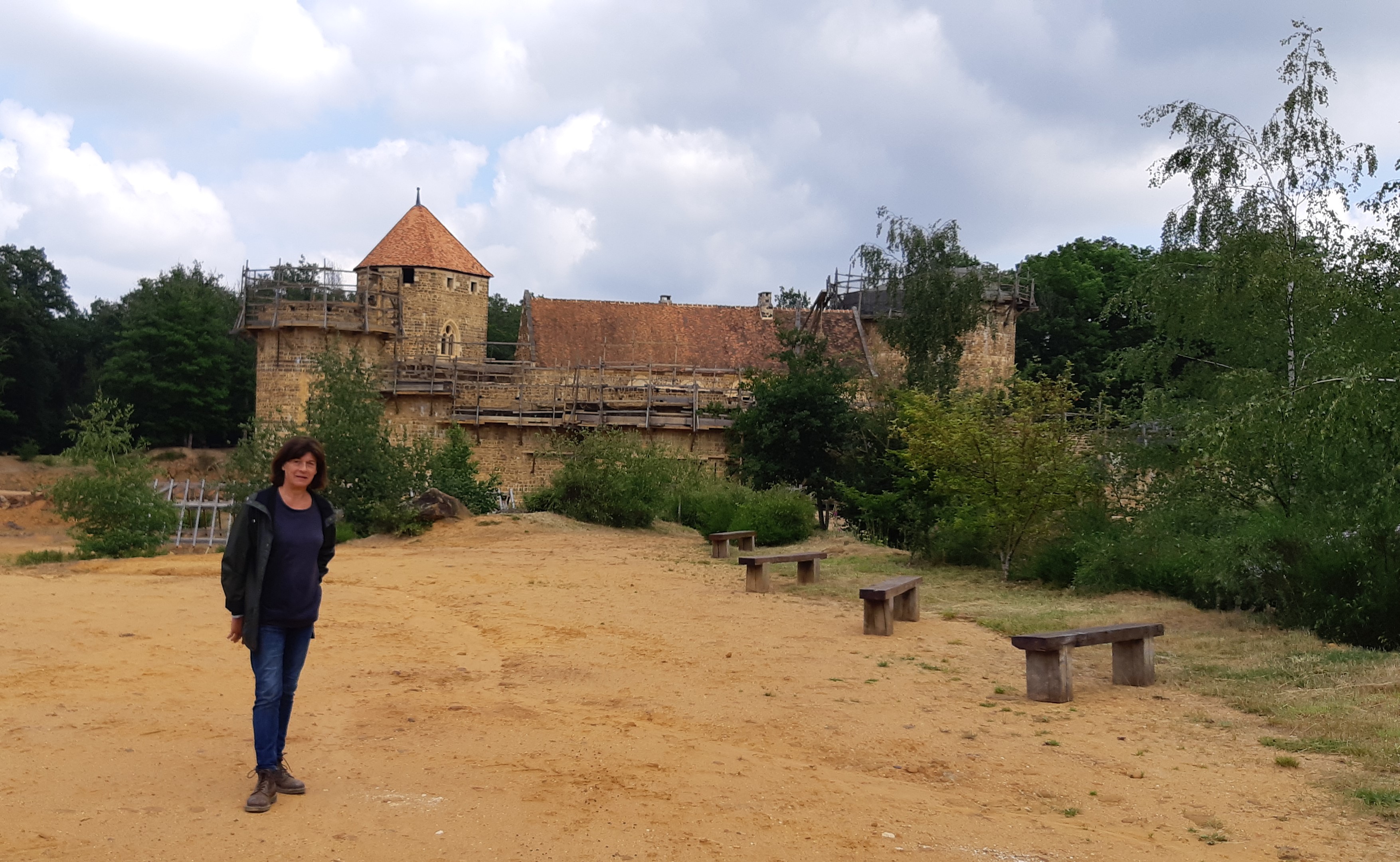 Maryline Martin, présidente directrice générale et cofondatrice du chantier médiéval de Guédelon