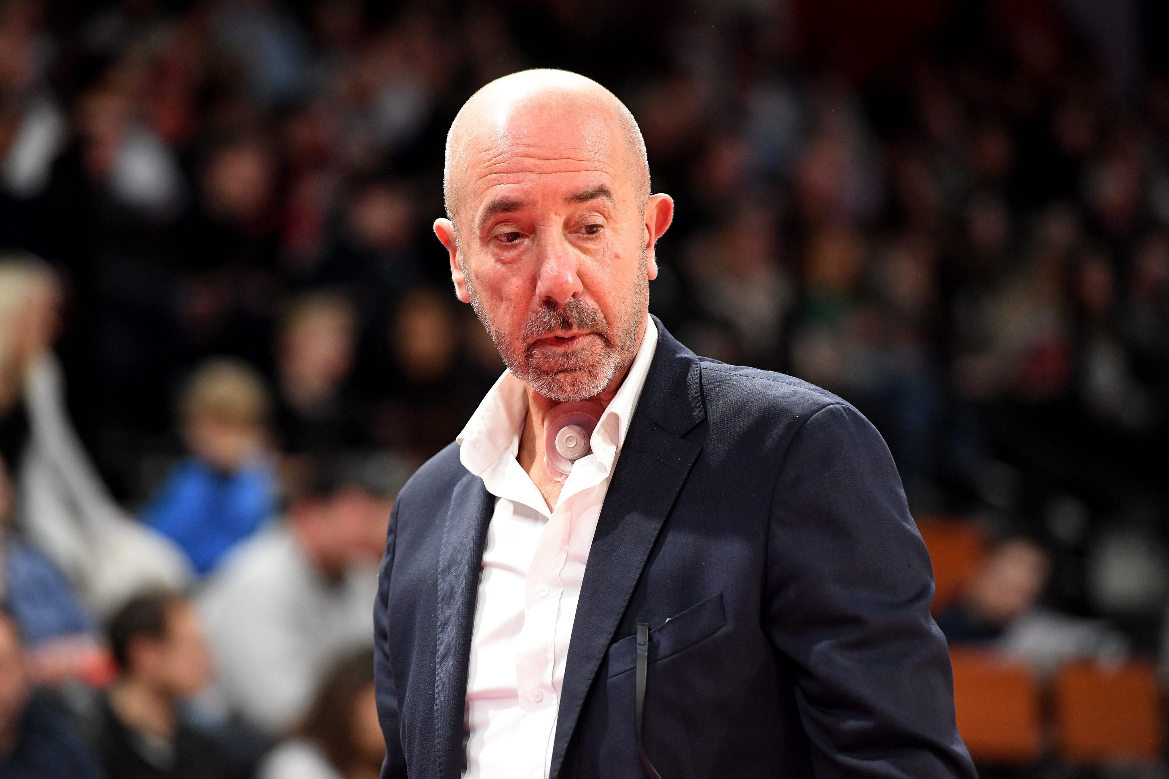 Eric Girard, entraineur du club de basket du Portel