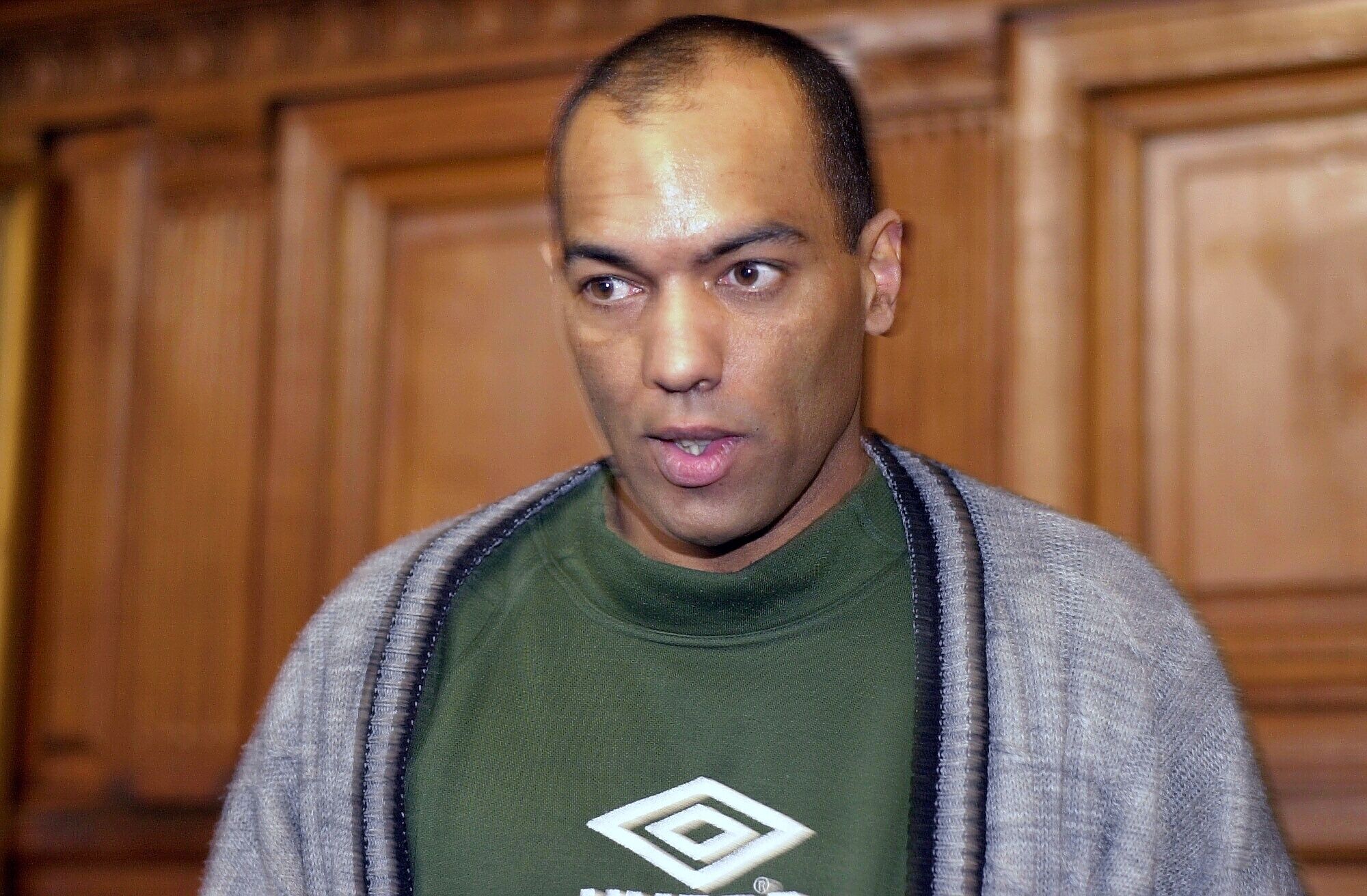 Guy Georges pendant son procès en 2001