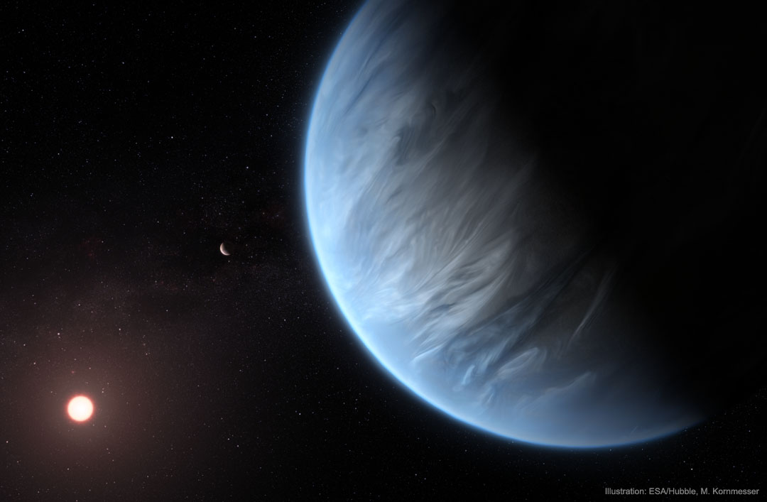 L’exoplanète K2-18 b, de type mini Neptune, appartient à cette nouvelle catégorie d’exoplanètes