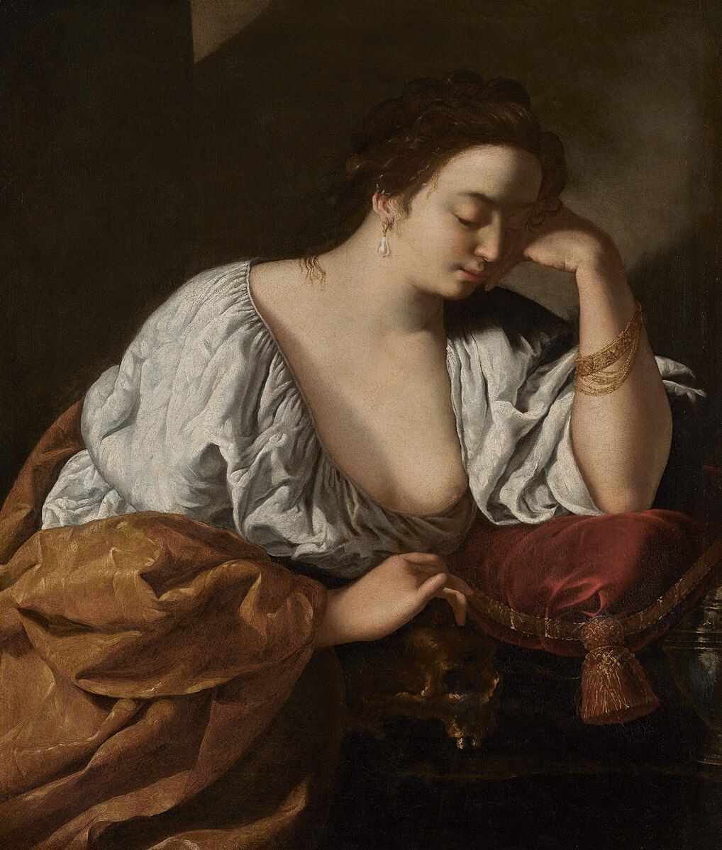 "Madeleine pénitente" par Artemisia Gentileschi (1625-1630)